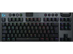 Logitech G G915 X Lightspeed TKL, Kabellose RGB Gaming Tastatur ohne Ziffernblock (Clicky), KEYControl, Lightsync RGB, DEU (Qwertz), Schwarz