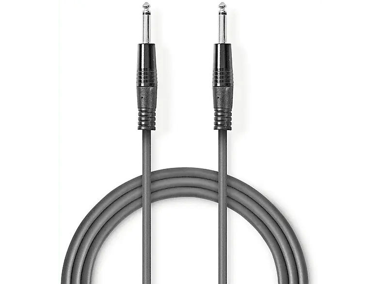 Nedis Audio-Kabel 6.35 mm Stecker - Stecker, 5m; Audio Kabel
