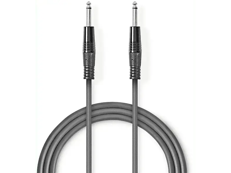 Nedis Audio-Kabel 6.35 mm Stecker - Stecker, 5m; Audio Kabel