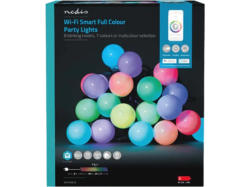 Nedis SmartLife WLAN LED Lichterkette Party, 10m, 20 LED's, RGB; LED-Lichterkette