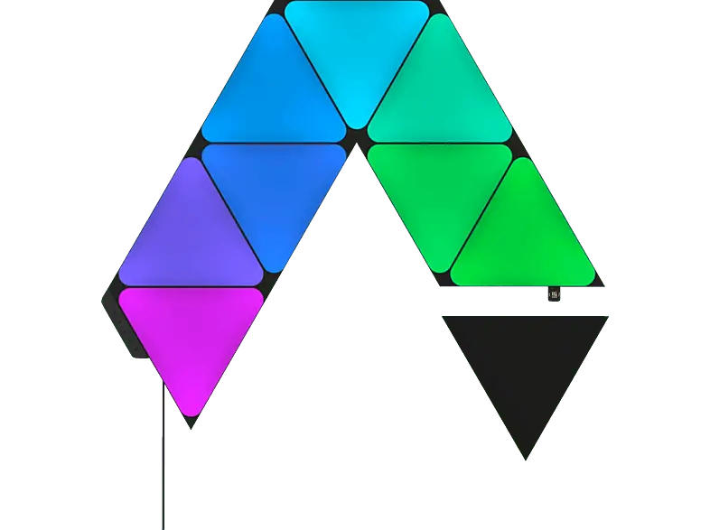 Nanoleaf Shapes Triangles Ultra Black Edition Starterkit; Smart Lighting