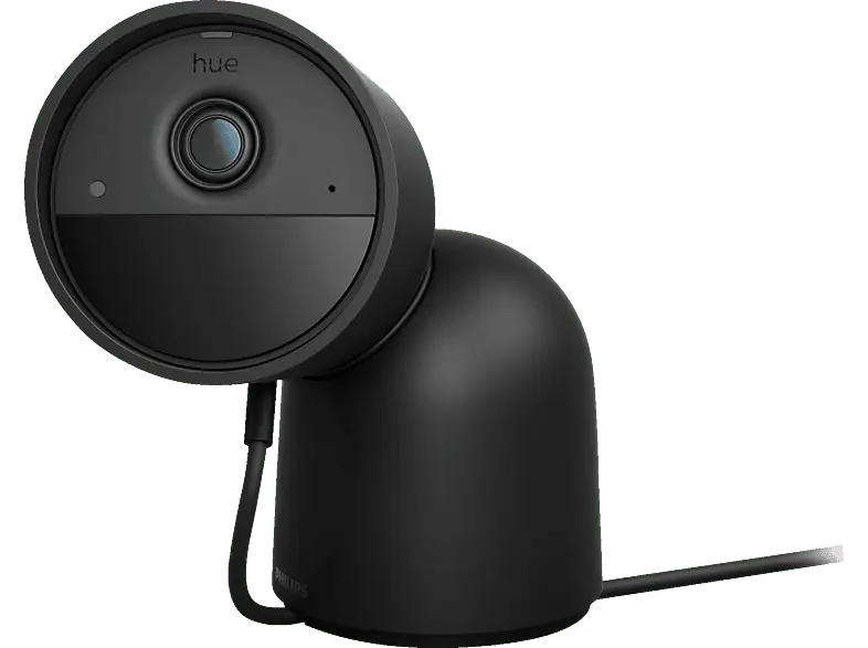 Philips Hue Secure, Überwachungskamera (Anzahl Kameras: 1, für Innen, Nachtsichtfunktion, Netzbetrieb, Schwarz)