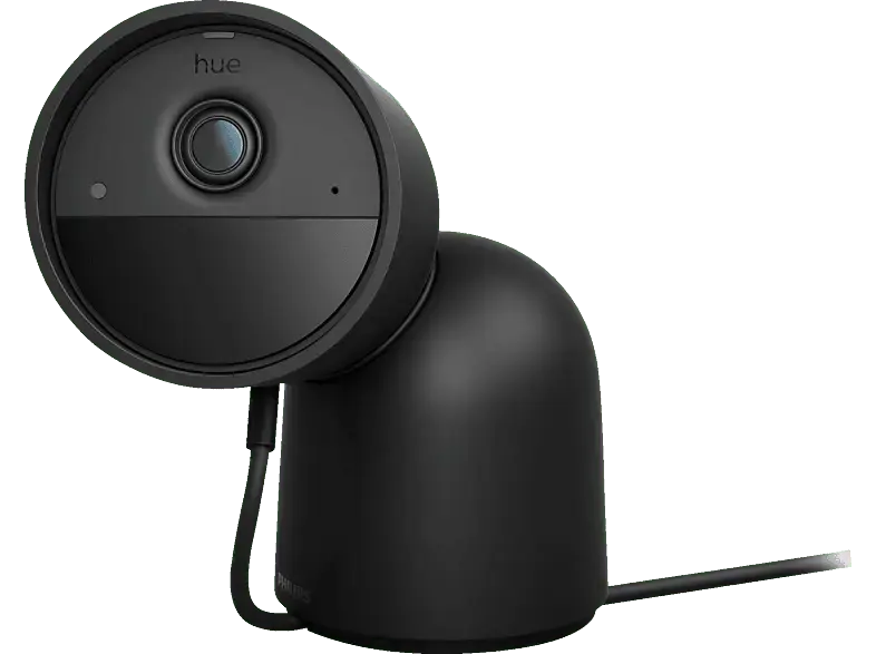 Philips Hue Secure, Überwachungskamera (Anzahl Kameras: 1, für Innen, Nachtsichtfunktion, Netzbetrieb, Schwarz)