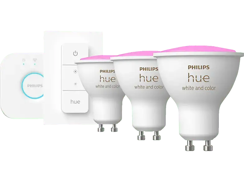 Philips Hue White and Color Ambiance Starter-Set Starter Set Weiß StarterSet