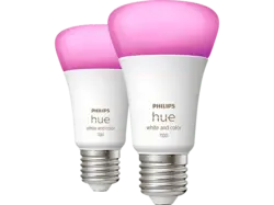 Philips Hue White & Col. Amb. E27 Doppelpack 2x1100; LED Lampe