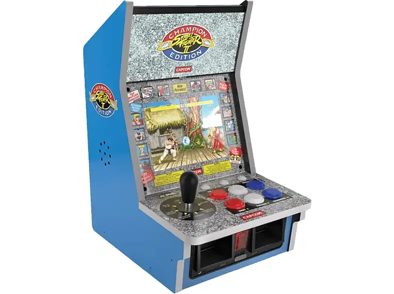 PLAION Blaze Evercade Alpha Street Fighter Bartop Arcade; Mini Arcade Automat