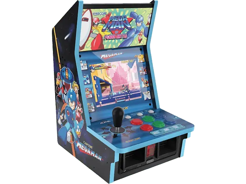PLAION Blaze Evercade Alpha Mega Man Bartop Arcade; Mini Arcade Automat