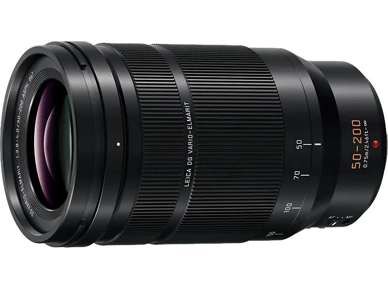 Panasonic Objektiv Leica DG Vario Elmarit 50-200mm f2.8-4.0 ASPH OIS Schwarz für MFT
