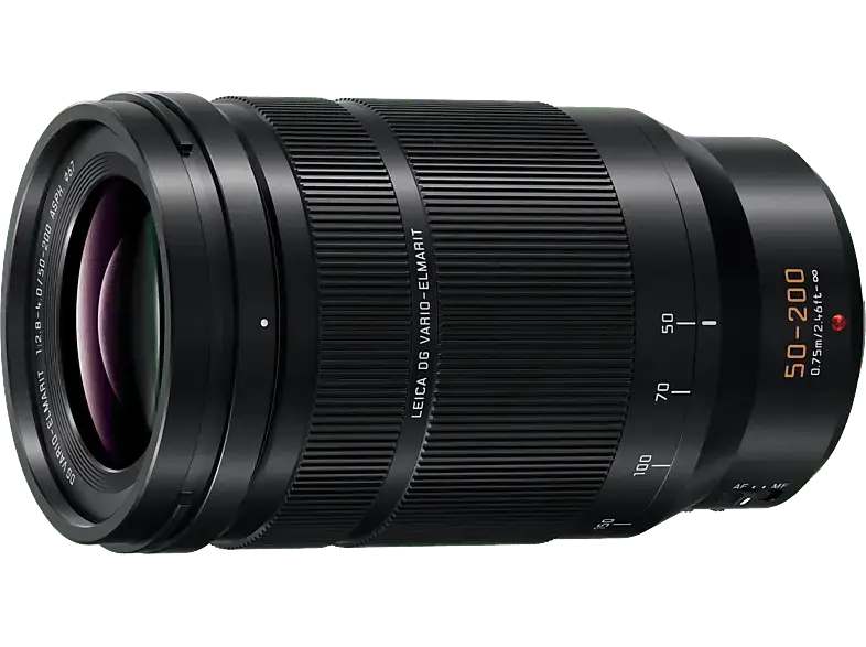 Panasonic Objektiv Leica DG Vario Elmarit 50-200mm f2.8-4.0 ASPH OIS Schwarz für MFT
