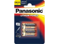 Panasonic Batterie CR-123AL/2BP 3V