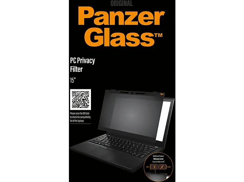 PANZERglass PC Privacy Universal für 15"; Schutzglas----Schutzglas