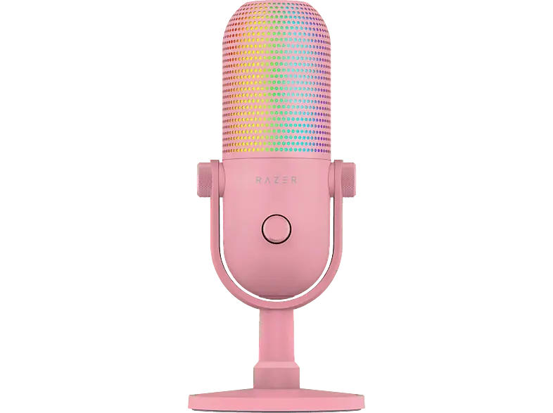 Razer Seiren V3 Chroma - RGB-USB Tap-to-Mute Mikrofon, Quartz