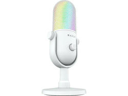 Razer Seiren V3 Chroma - RGB-USB Tap-to-Mute Mikrofon, White
