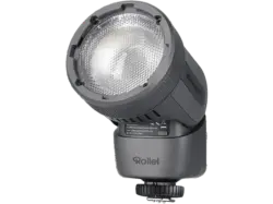 Rollei HS Freeze Q1 Aufsteckblitz, 2-in-1 LED-Blitz und Bi-Color Dauerlicht für Sony