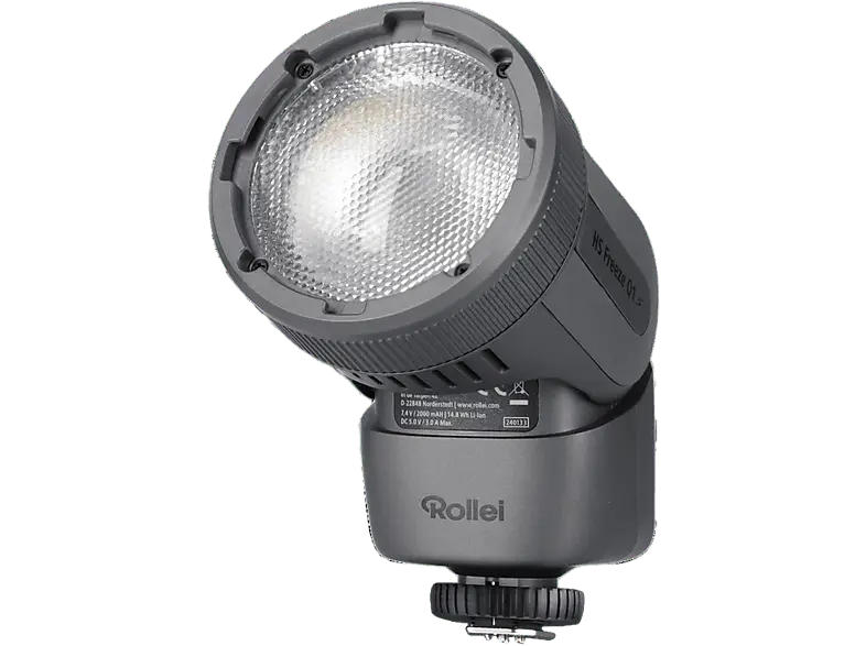 Rollei HS Freeze Q1 Aufsteckblitz, 2-in-1 LED-Blitz und Bi-Color Dauerlicht für Sony