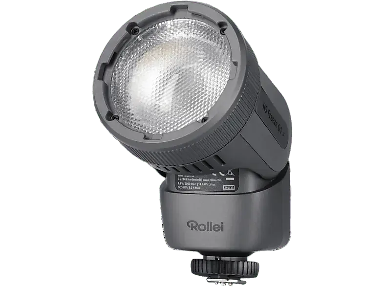 Rollei HS Freeze Q1 Aufsteckblitz, 2-in-1 LED-Blitz und Bi-Color Dauerlicht für Sony