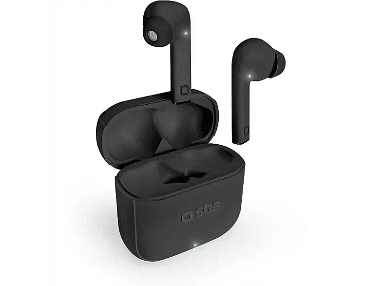 SBS 39285 Beat free TrueWireless Kopfhörer mit Touch-Steuerung, Schwarz; True Wireless Kopfhörer