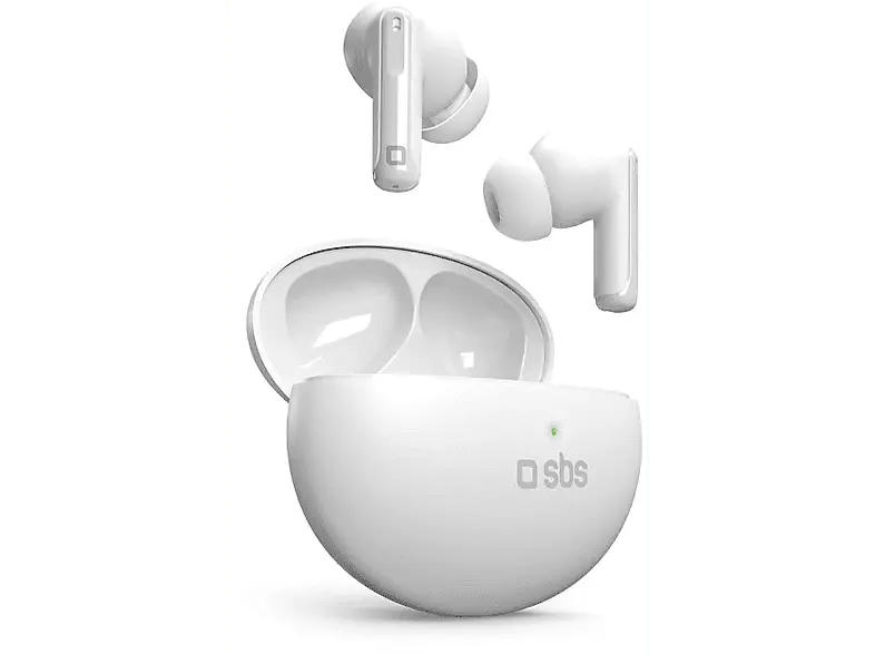 SBS 42001 Q-pro TrueWireless Kopfhörer mit Touch-Steuerung und ANC, QI-Ladeetui; True Wireless Kopfhörer