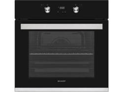 Sharp K-61D27BM1-FR Pyrolyse Backofen (72 l, Schwarz, 595 mm breit, A)