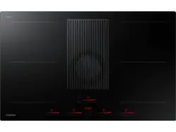 Samsung NZ84T9747VK/UR Kochfeld mit integriertem Dunstabzug (830 mm breit, 515 tief, Glaskeramik, Induktion)