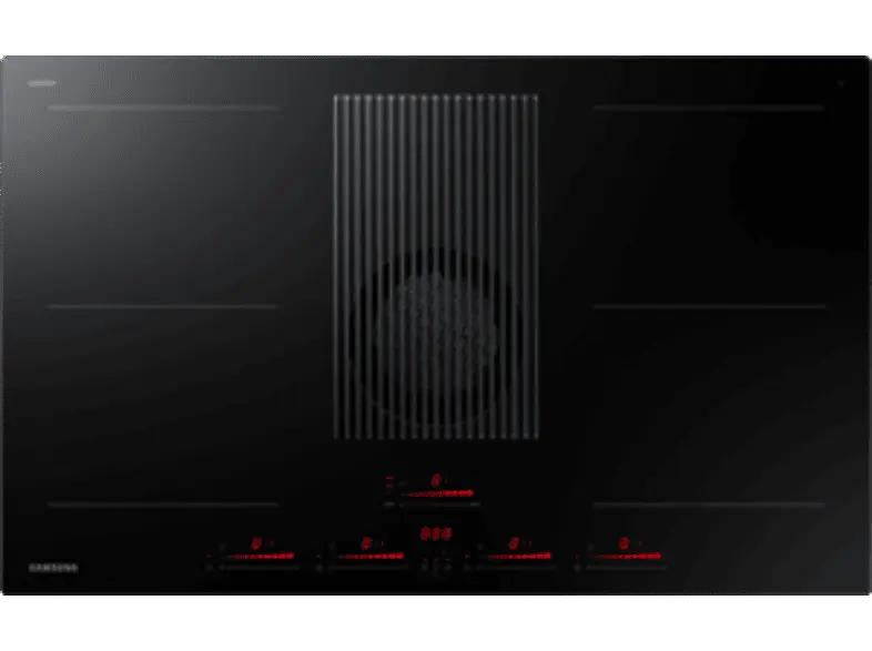 Samsung NZ84T9747VK/UR Kochfeld mit integriertem Dunstabzug (830 mm breit, 515 tief, Glaskeramik, Induktion)