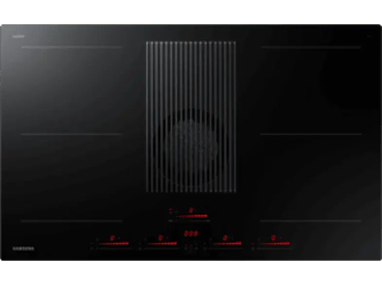 Samsung NZ84T9747VK/UR Kochfeld mit integriertem Dunstabzug (830 mm breit, 515 tief, Glaskeramik, Induktion)