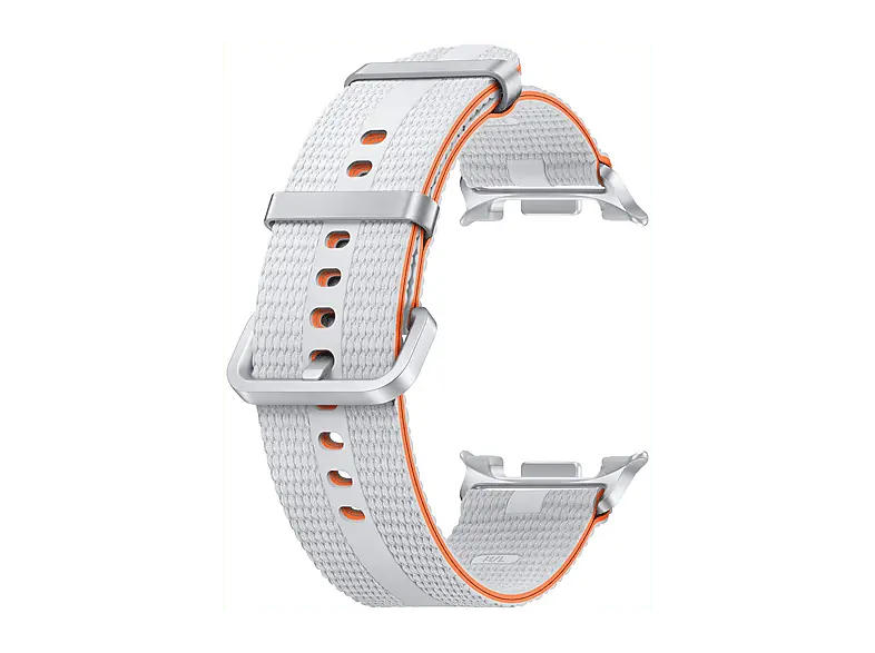 Samsung Athleisure Band (ET-SOL32) für Galaxy Watch 8, Weiß (S/M); Ersatzarmband