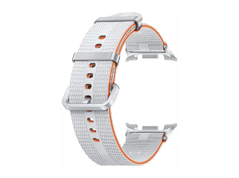 Samsung Athleisure Band (ET-SOL32) für Galaxy Watch 8, Weiß (S/M); Ersatzarmband