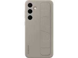 Samsung Standing Grip Case Backcover, für Samsung Galaxy S24+, Taupe; Handyhülle