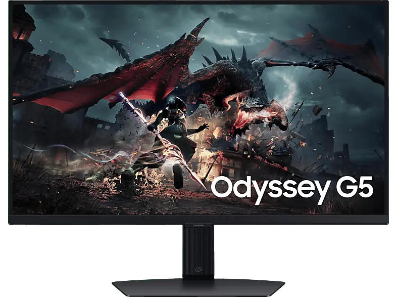 Samsung LS27DG500EU 27 Zoll Gaming Monitor, WQHD, 1 ms Reaktionszeit, 350 cd/m², 180 Hz, Schwarz