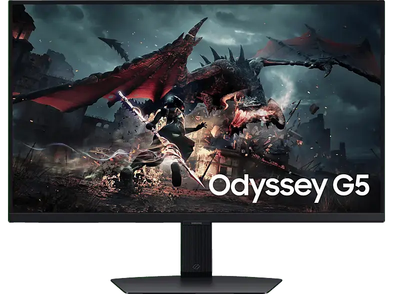 Samsung LS27DG500EU 27 Zoll Gaming Monitor, WQHD, 1 ms Reaktionszeit, 350 cd/m², 180 Hz, Schwarz