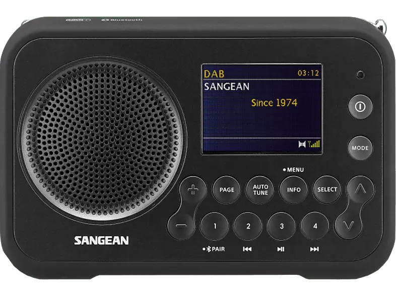 Sangean DPR-76 BT Metal Grey; Digitalradio