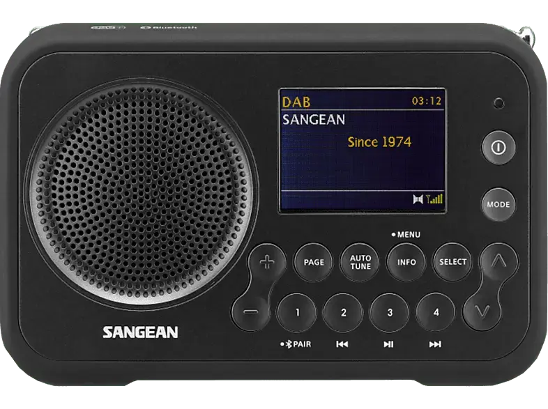 Sangean DPR-76 BT Metal Grey; Digitalradio