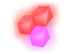Trust GXT 903 VYBZ 3er-Set-Erweiterung für sechseckige RGB-Lichtpaneele - Weiß; Lichtpaneele, Erweiterungskit