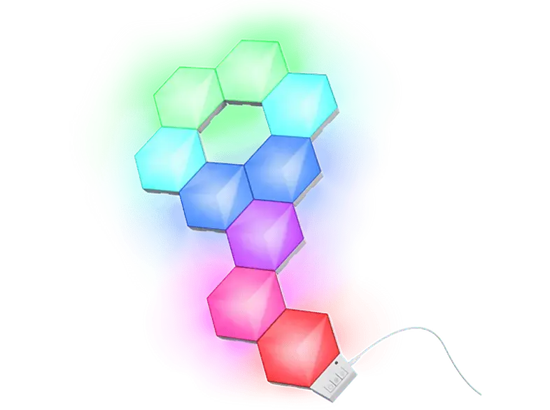 Trust GXT 902 VYBZ Hexagon RGB-Lichtpaneele - Weiß