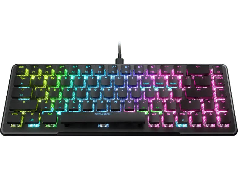 Turtle Beach Vulcan II Mini Gaming-Tastatur, Red-Switches, schwarz