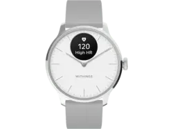 Withings Hybrid Smartwatch ScanWatch Light 37mm, Perlweiß