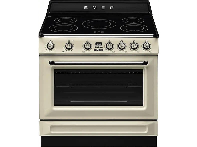 Smeg TR90IMP Victoria Standherd (EEK: A, Induktionskochfeld, 115 l, Creme)