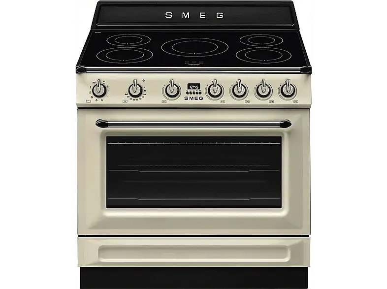 Smeg TR90IMP Victoria Standherd (EEK: A, Induktionskochfeld, 115 l, Creme)