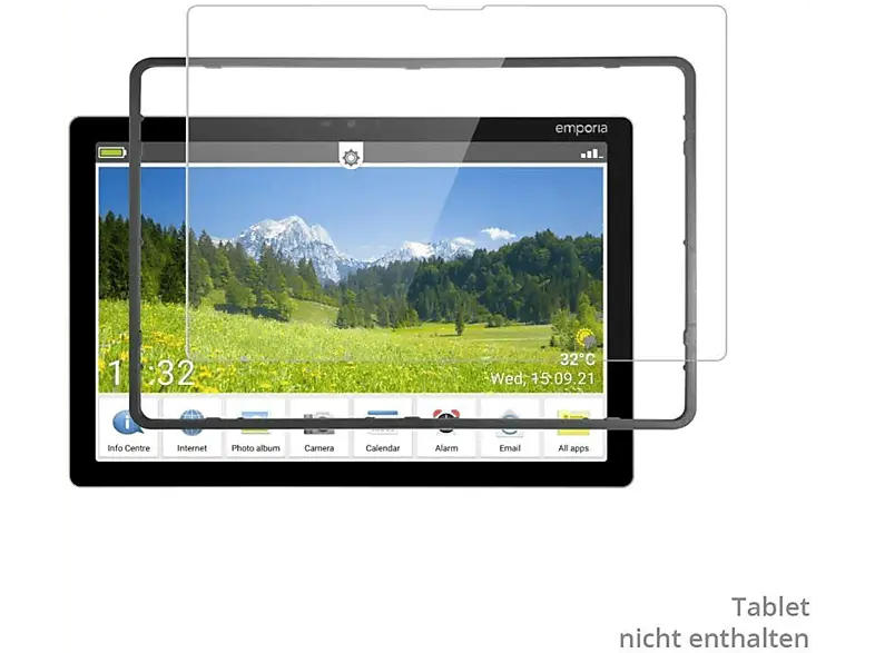 EMPORIA proT-Glas-Tab1 Schutzglas, für EMPORIA Tablet Tab1