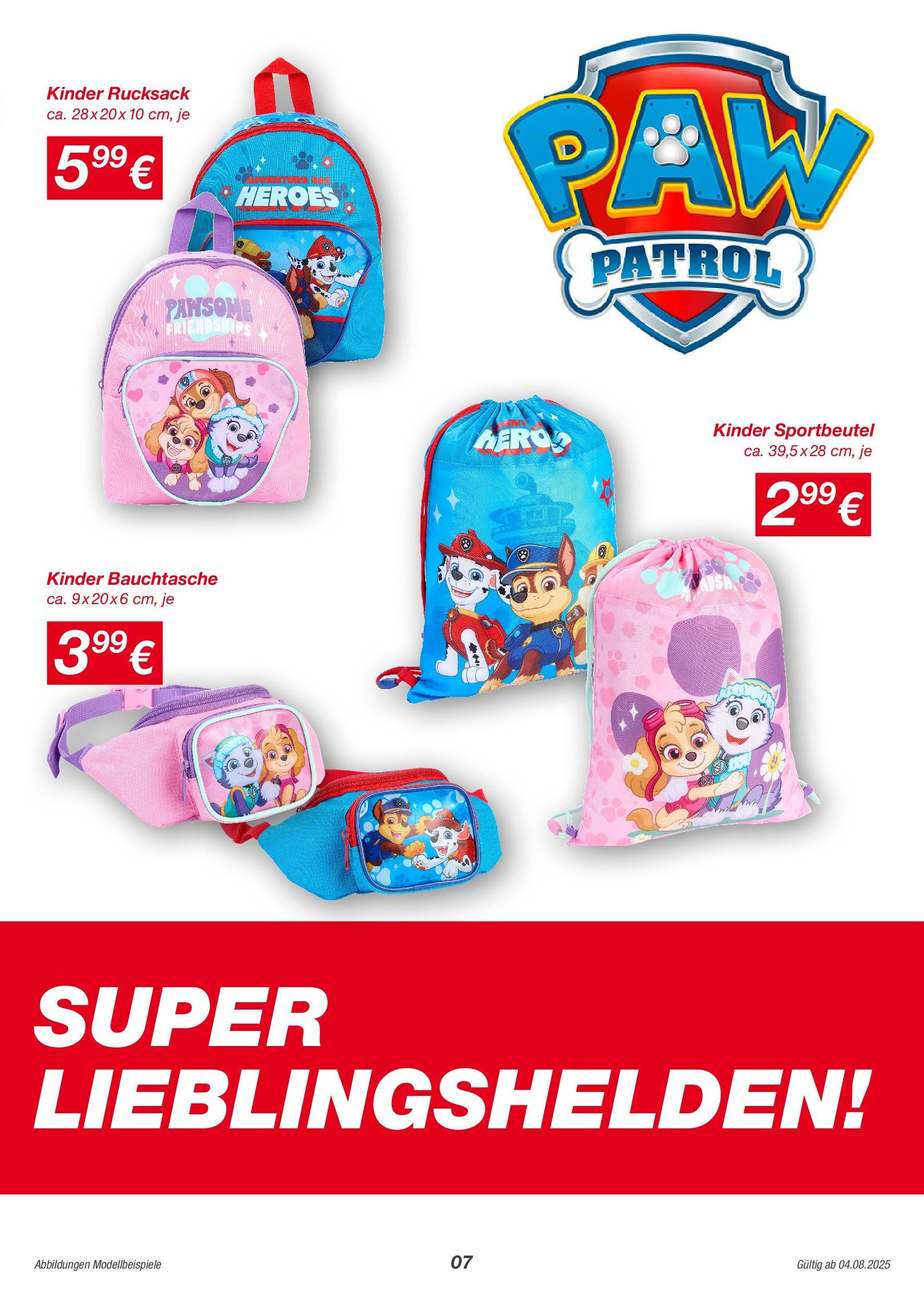 Kik Prospekt (ab 04.08.2025) zum Blättern | Seite: 7 | Produkte: Rucksack