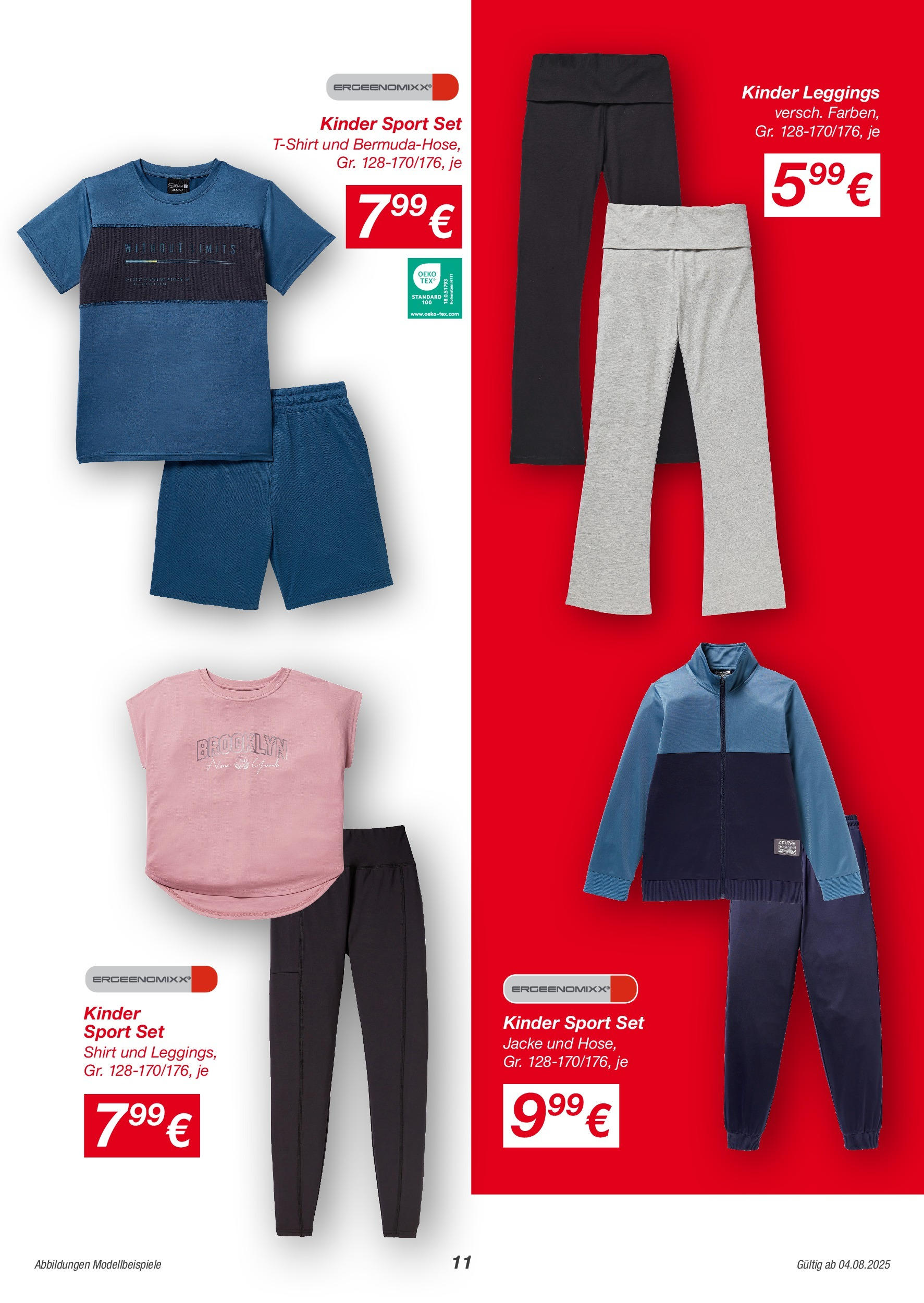 Kik Prospekt (ab 04.08.2025) zum Blättern | Seite: 11 | Produkte: Shirt, Jacke, Leggings