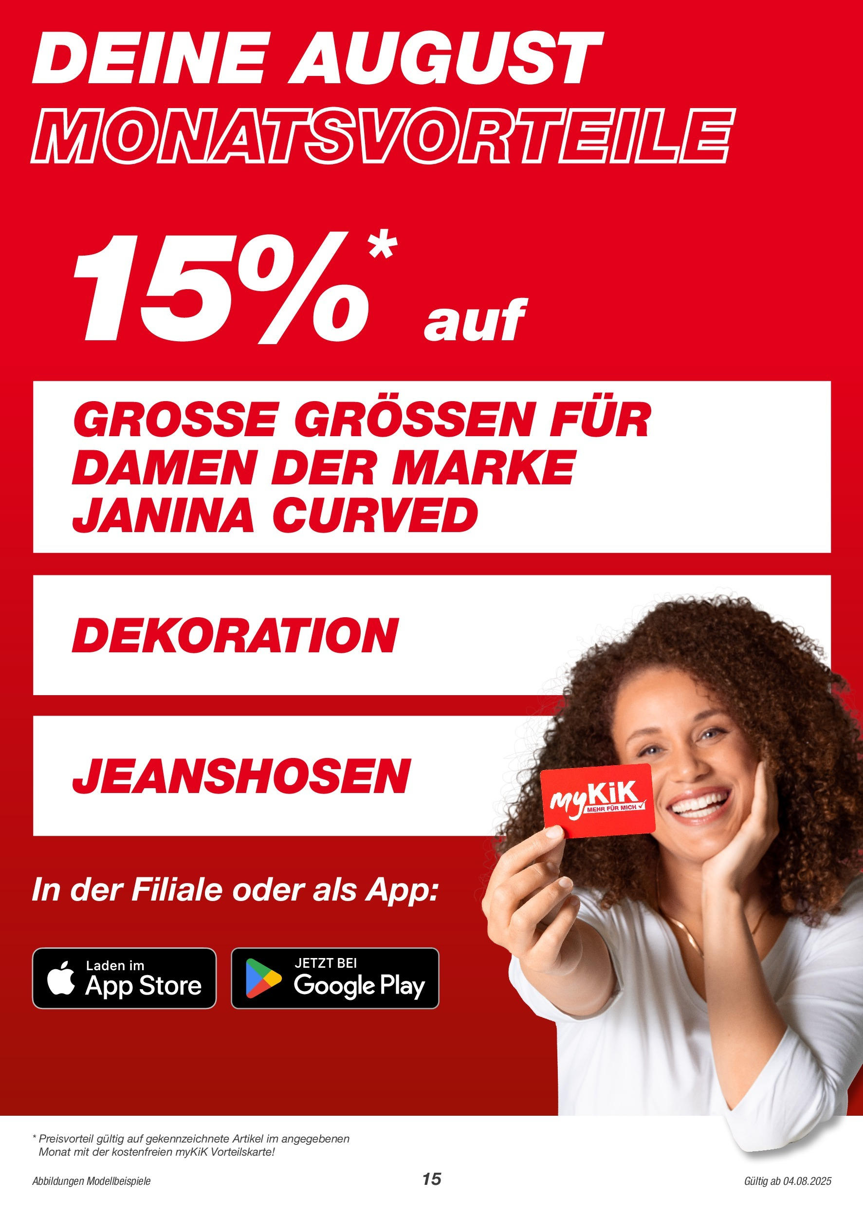Kik Prospekt (ab 04.08.2025) zum Blättern | Seite: 15