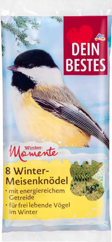 Dein Bestes Hauptfutter für Wildvögel, Wintermomente Winter-Meisenknödel