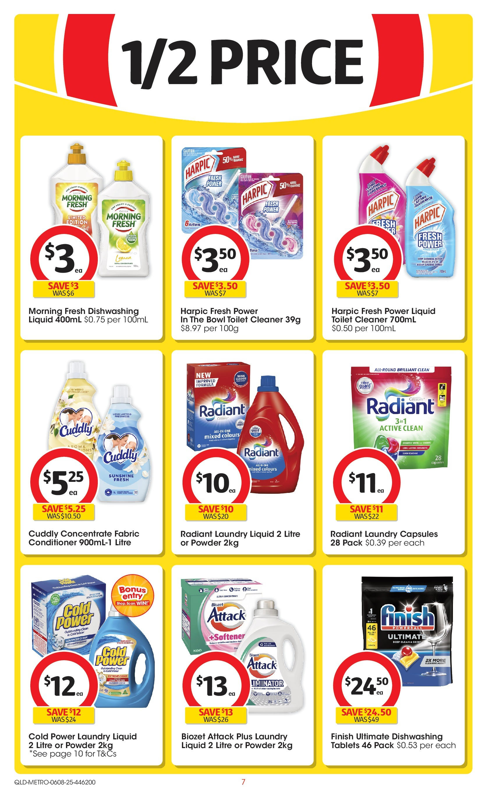 Coles catalogue from 06/08/2025 > Big discounts | Page: 7 | Products: Toilet, Fragrance, Cleaner, Laundry Coles catalogue valid from 06/08/2025 > Online Australia | Page: 7 | Products: Toilet, Fragrance, Cleaner, Laundry