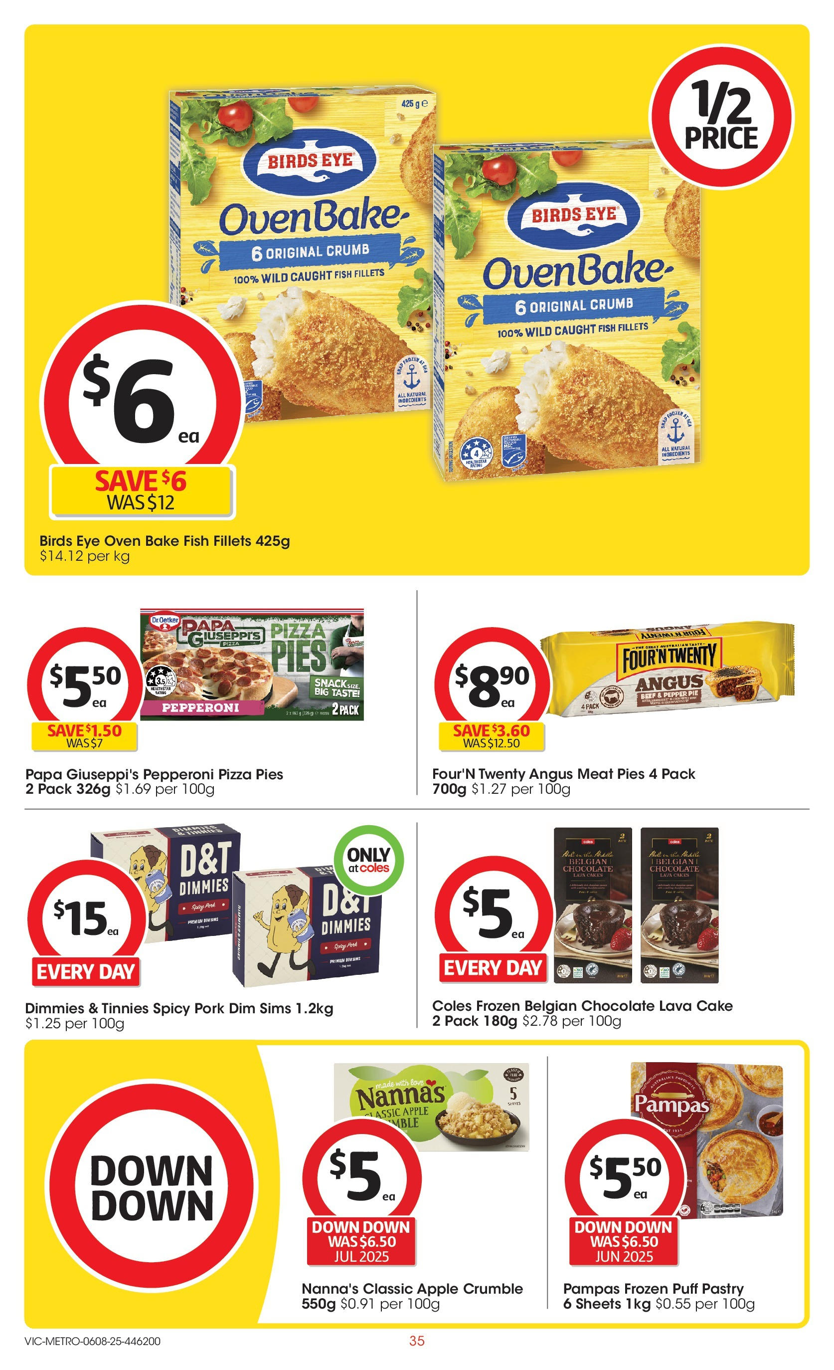 Coles catalogue from 06/08/2025 > Big discounts | Page: 35 | Products: Chocolate, Fish, Pastry, Pepper Coles catalogue valid from 06/08/2025 > Online Australia | Page: 35 | Products: Chocolate, Fish, Pastry, Pepper