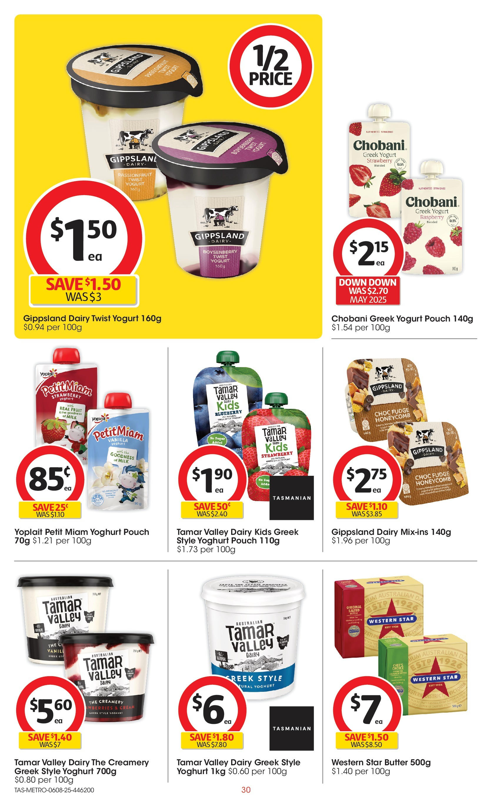 Coles catalogue from 06/08/2025 > Big discounts | Page: 30 | Products: Dairy, Butter, Cream, Raspberry Coles catalogue valid from 06/08/2025 > Online Australia | Page: 30 | Products: Dairy, Butter, Cream, Raspberry