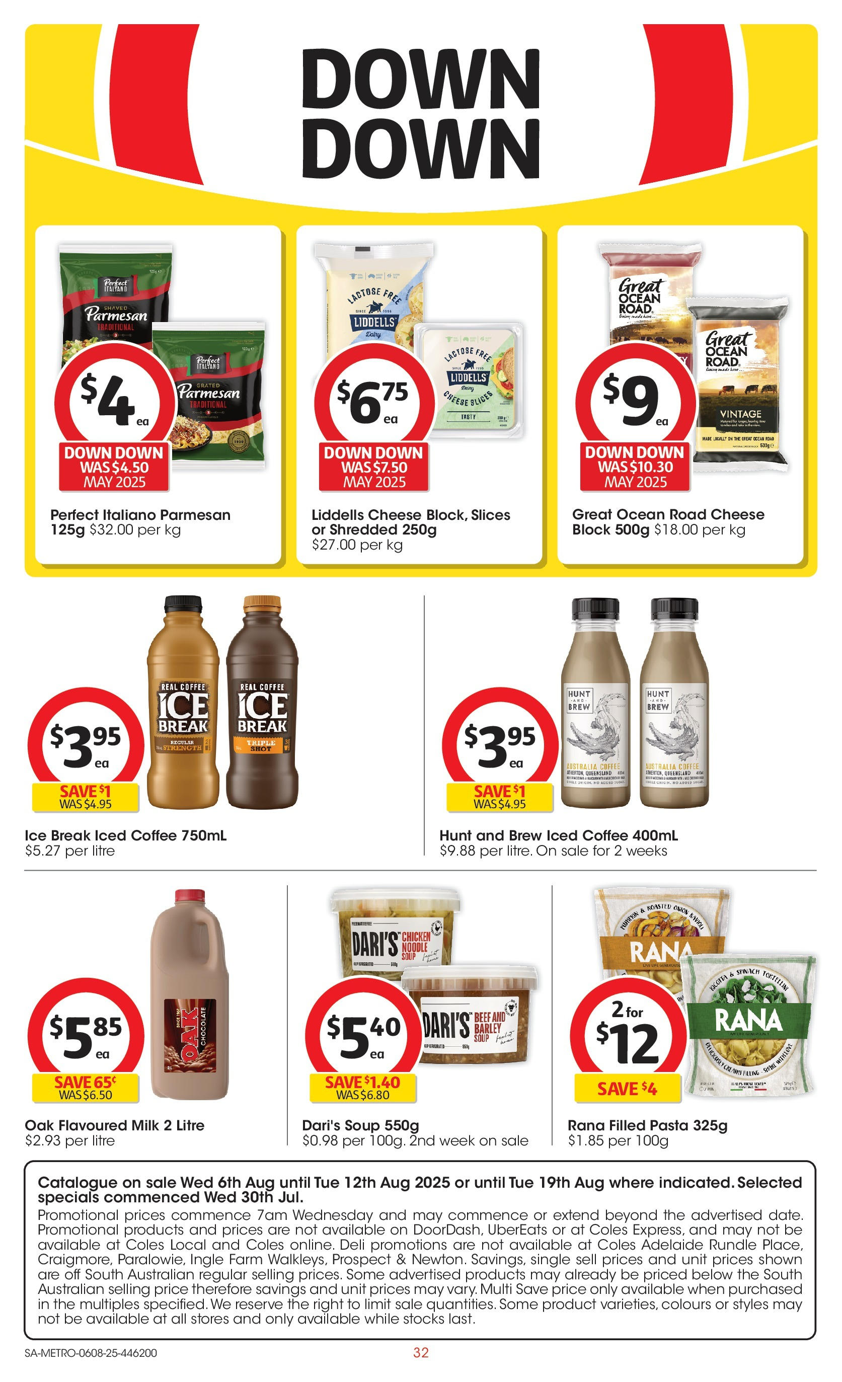 ﻿﻿Coles catalogue valid from 06/08/2025 > Online Australia | Page: 32 | Products: Milk, Coffee, Beef, Soup