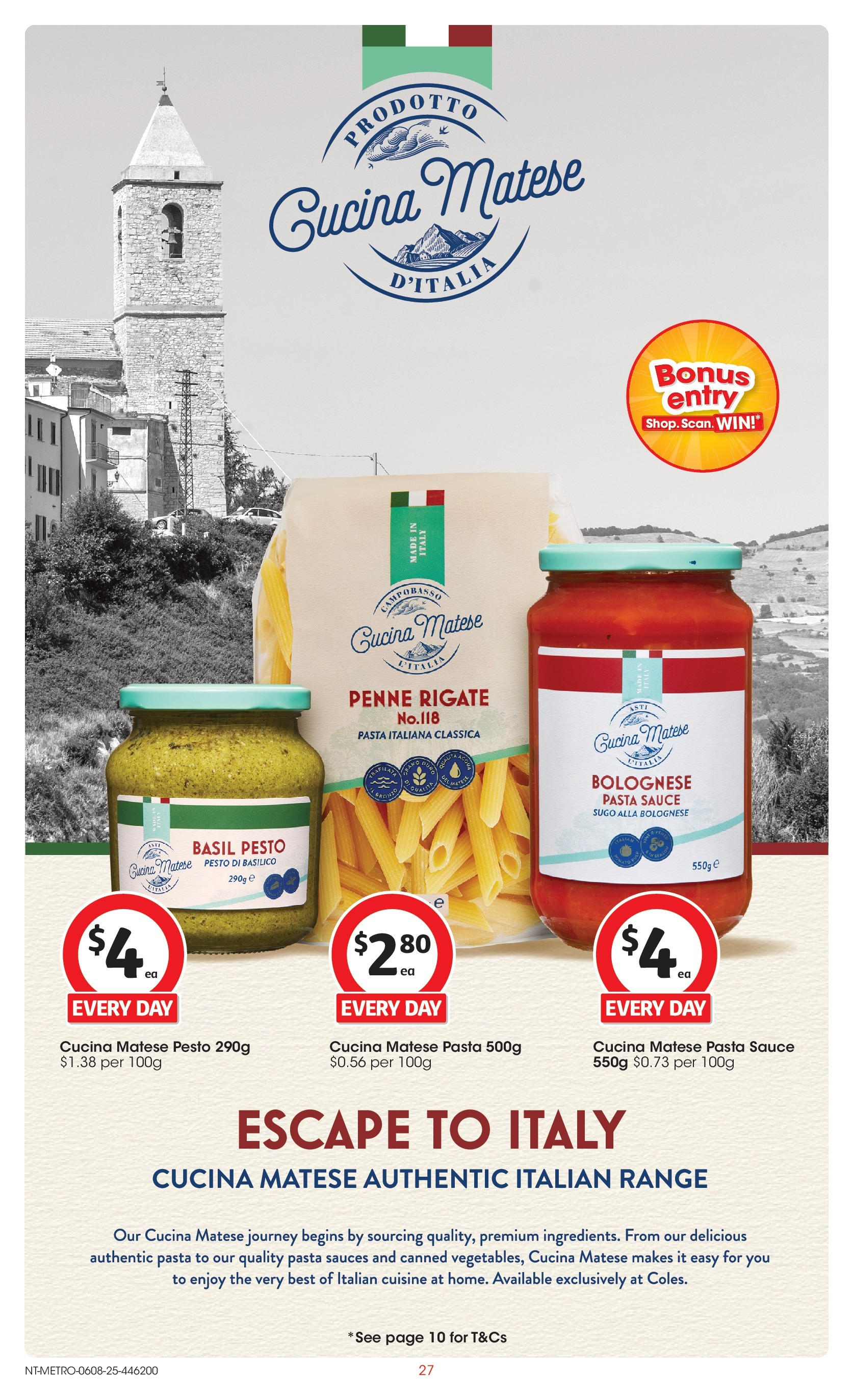﻿﻿Coles catalogue valid from 06/08/2025 > Online Australia | Page: 27 | Products: Pasta, Sauce
