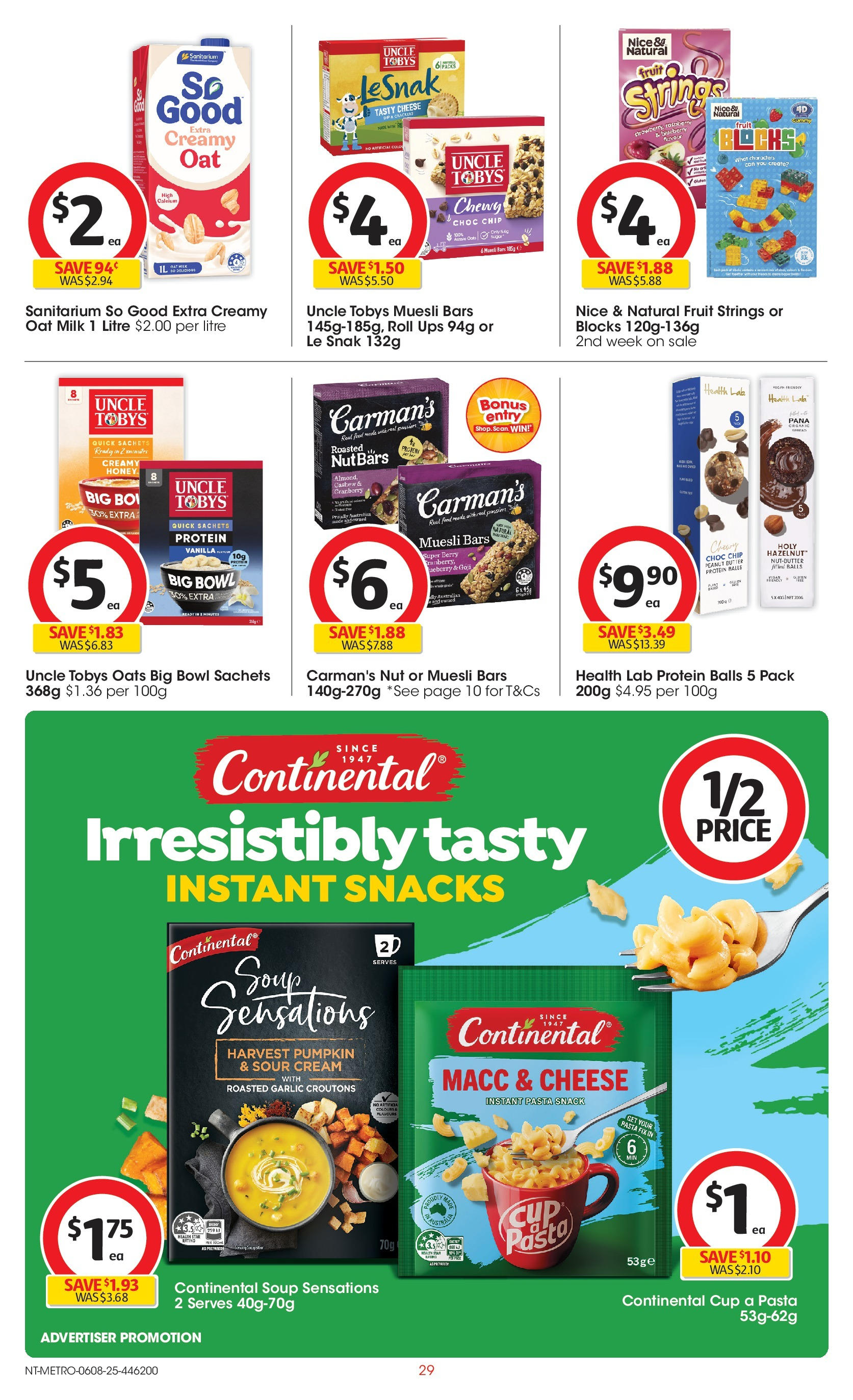 ﻿﻿Coles catalogue valid from 06/08/2025 > Online Australia | Page: 29 | Products: Milk, Sour cream, Oats, Garlic